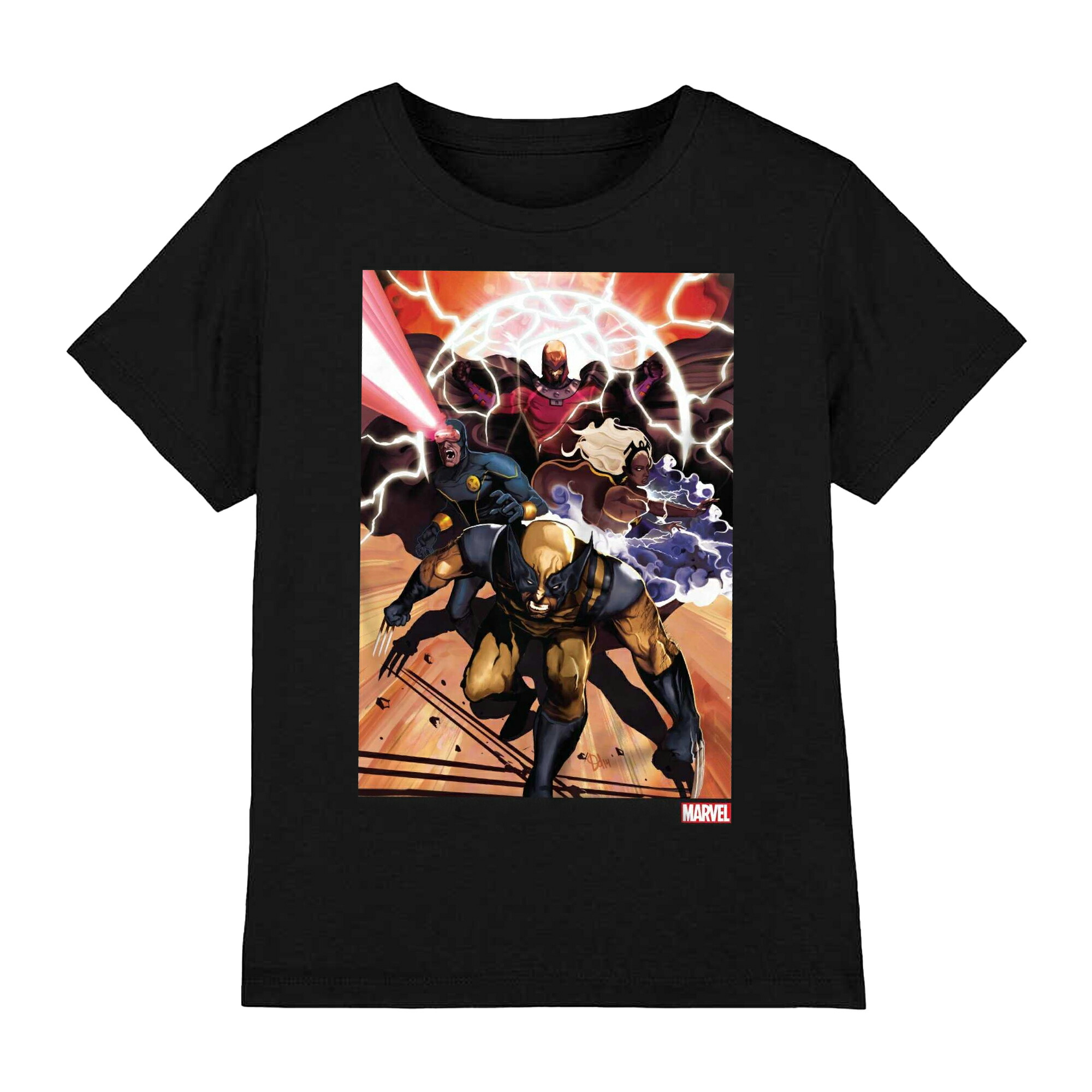 (マーベル) Marvel オフィシャル商品 キッズ・子供 X-Men Tシャツ Team Attack 半袖 トップス 【海外通販】画像