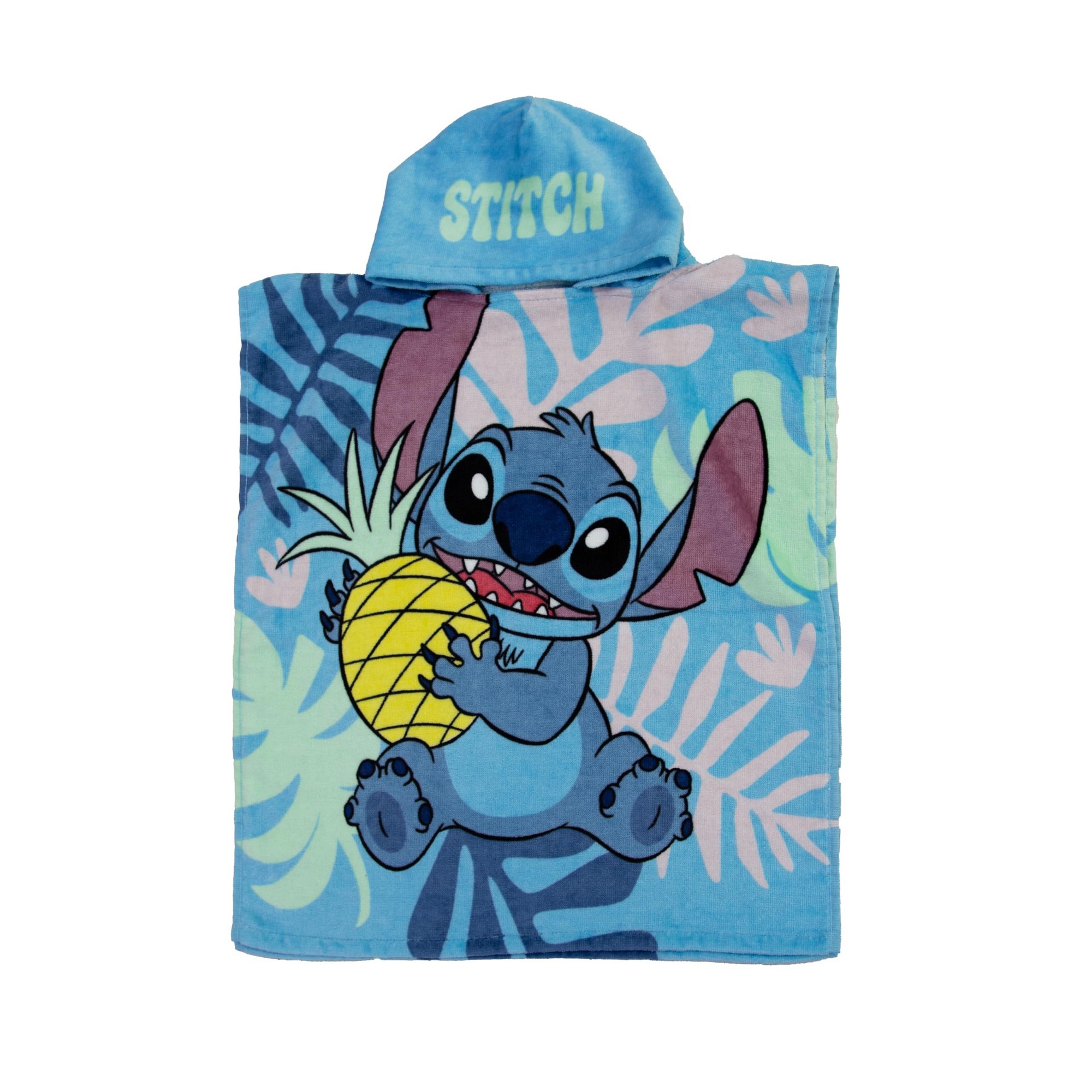 (リロ・アンド・スティッチ) Lilo & Stitch オフィシャル商品 パラダイス タオル フード付き ビーチタオル バスタオル 【海外通販】画像