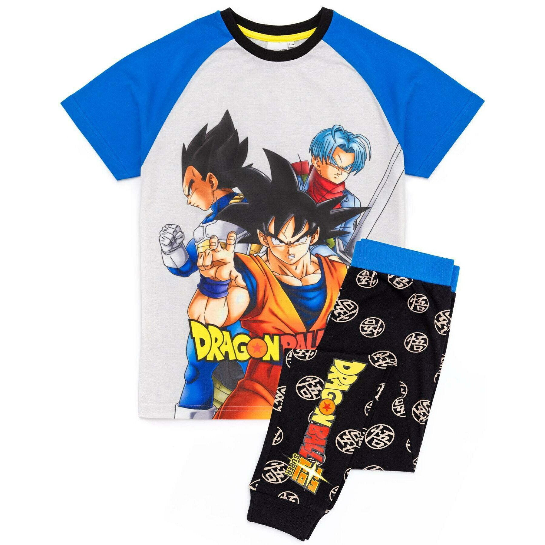 (ドラゴンボールZ) Dragon Ball Z オフィシャル商品 キッズ・子供 ボーイズ 悟空 パジャマ 半袖 上下セット 【海外通販】画像