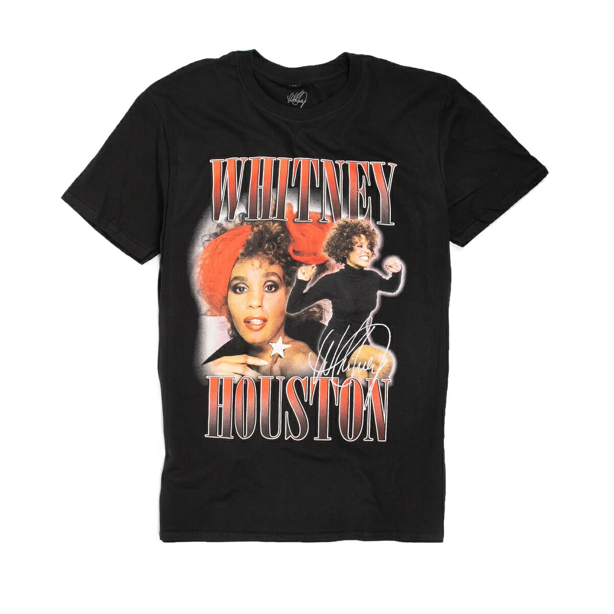 ホイットニーヒューストン Tシャツ Whitney Houston Tシャツ ホイットニー・ヒューストン Red Logo