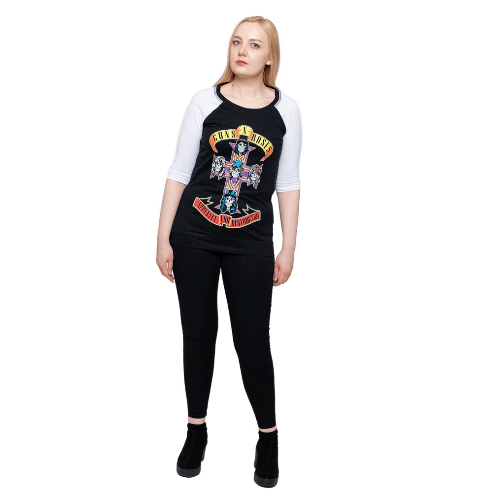 楽天市場】ラグランTシャツ バンドT ベースボールT USA アメリカ GUNS