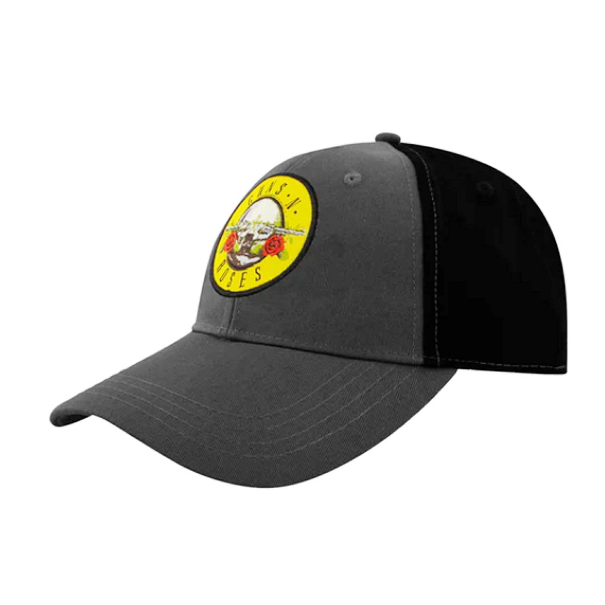 GUNS N' ROSES 黒キャップ ベースボールキャップ レザーキャップ GUNS N' ROSES (ガンズ・アンド・ローゼズ) GNFNRS 「ガン