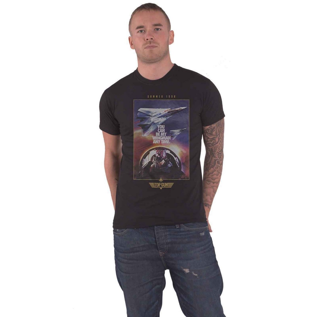トップガン TOP GUN 1986年～2022年 36周年 上映記念Tシャツ □トム 