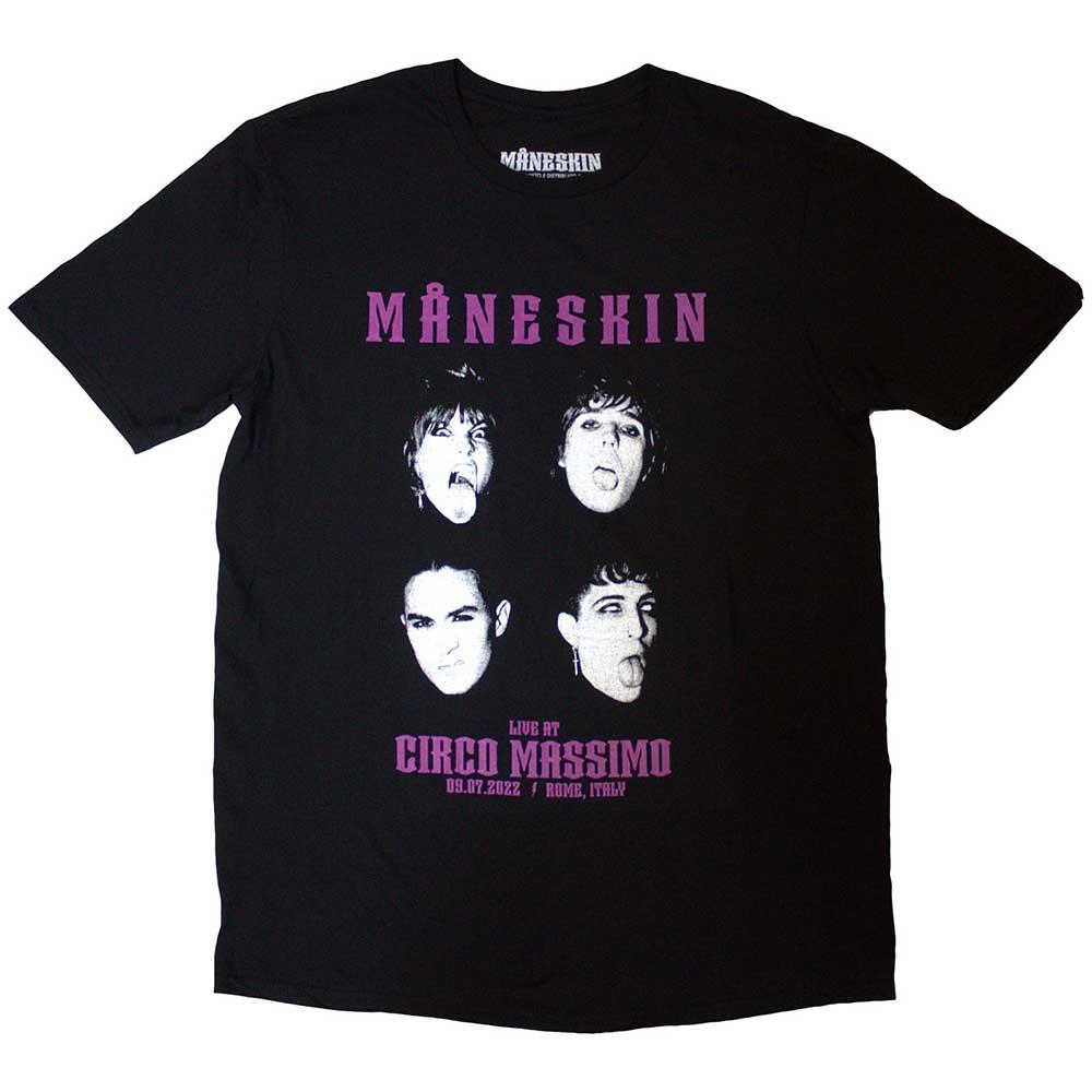 楽天市場】ROCK TEE MANESKIN-1[マネスキン] LIVE AT CIRCO