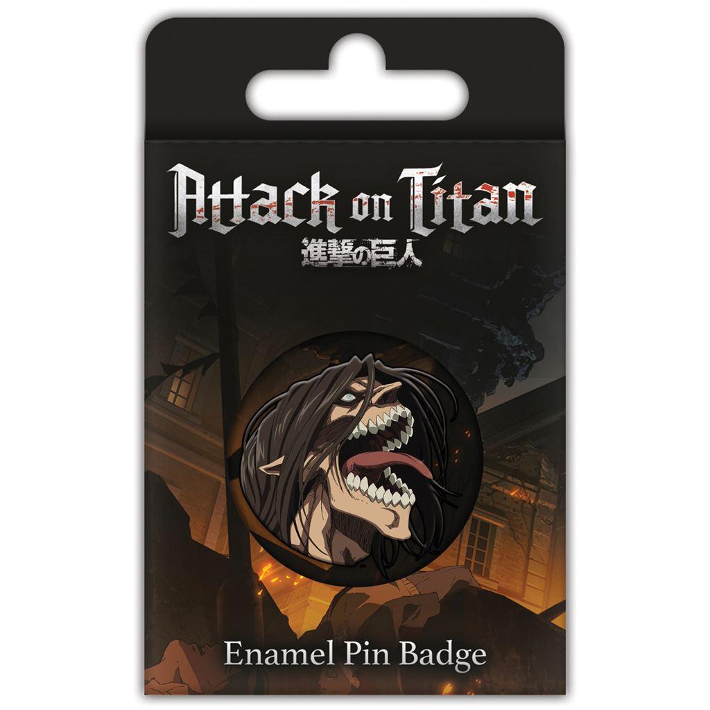 (進撃の巨人) Attack on Titan オフィシャル商品 Eren Titan Rage エナメル バッジ 【海外通販】画像