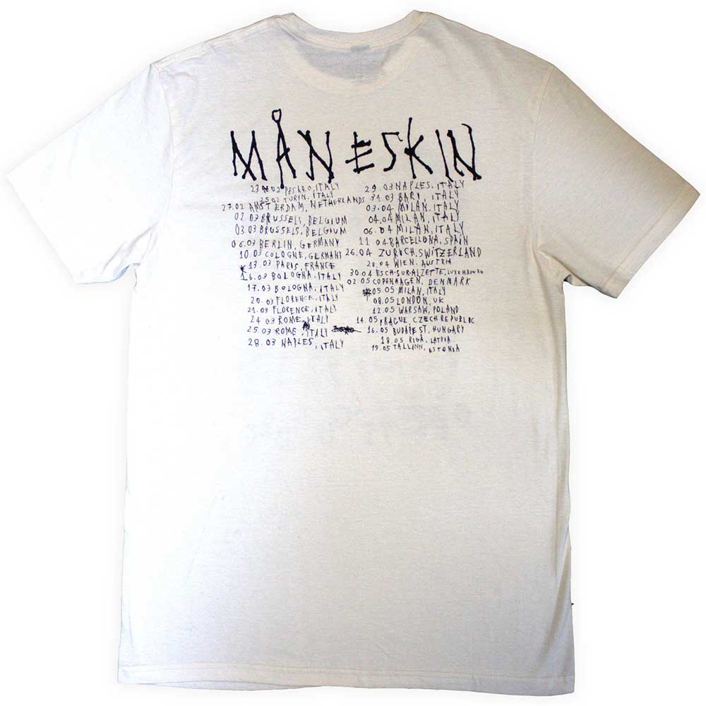 楽天市場】ROCK TEE MANESKIN-1[マネスキン] LIVE AT CIRCO