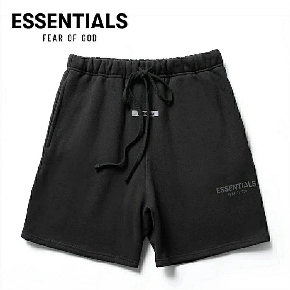【タグ•袋付き】 ESSENTIALS スウェットハーフパンツ 黒 ブラック M 楽天市場】ESSENTIALS エッセンシャルズ ハーフパンツ メンズ