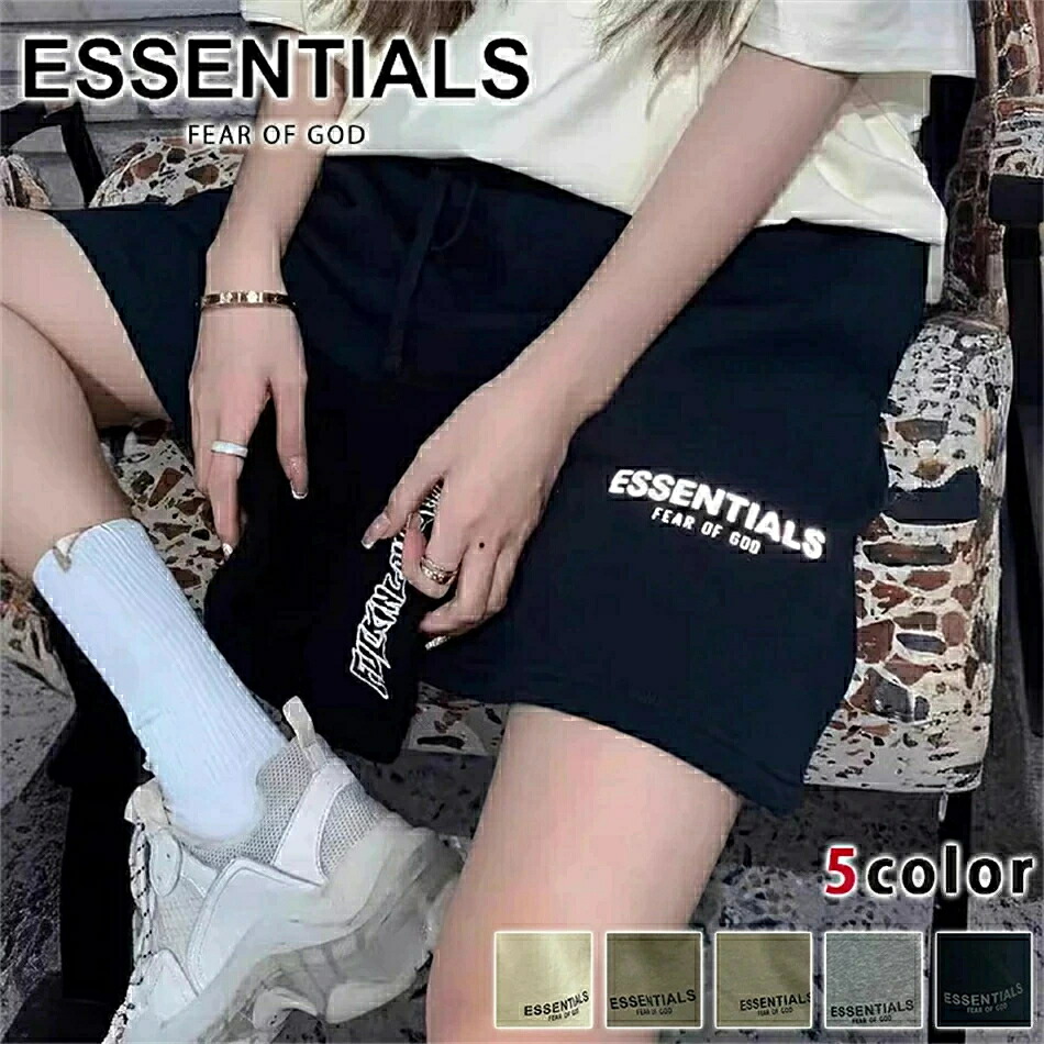 ESSENTIALS エッセンシャルズ 二分の一ズボン下 メンズ レディース スウェットショーツ 運動競技 ティーシャツ 分かりやすい 男女兼用 心地よい 半ズボン 貨物輸送無料[並行輸入品]