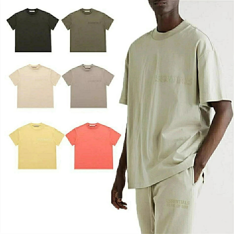 「期間限定セール」ESSENTIALS エッセンシャルズ Tシャツ ロゴ Ｔシャツ 半袖 メンズ レディース logo t-shirt カジュアル 男女兼用 夏[並行輸入品]