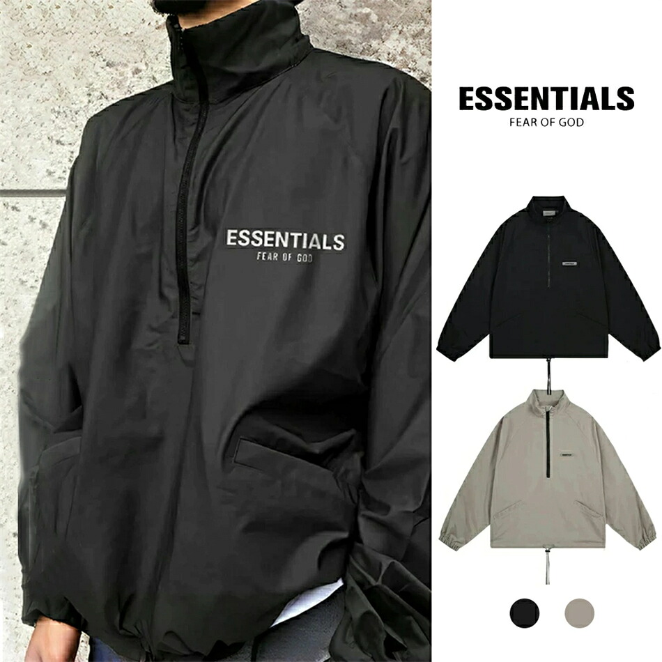「期間限定セール」ESSENTIALS エッセンシャルズ 人気ジャケト オーバーサイズ おしゃれ コート 長袖トップス 秋 薄手 カジュアル カップル プルオーバー 通勤 2カラー
