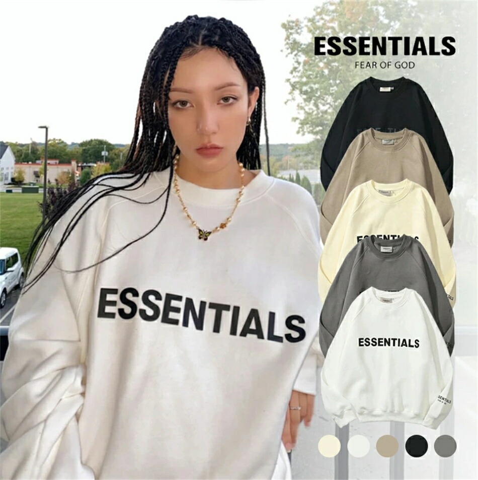 ESSENTIALS エッセンシャルズ パーカー クルーネック 丸首 プルオーバー シャツ 人気 プルオーバー 長袖 おしゃれ メンズ レディース カジュアル かっこいい 7,884円