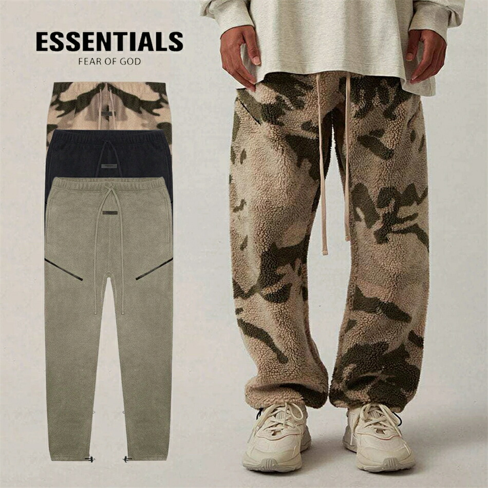 ESSENTIALS エッセンシャルズ Tシャツ フリース長ズボン ラムズウール メンズ レディース ユニセックス エッセンシャルズ 厚い 秋冬 春 最新 男女兼用 [並行輸入品]