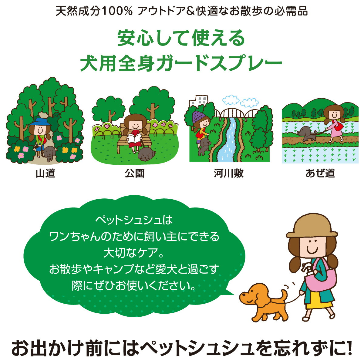 Sale Off ペットシュシュ本体 詰替え500mlセット 犬 犬用全身ガードスプレー アロマ 散歩 春 夏 Griswoldlawca Com