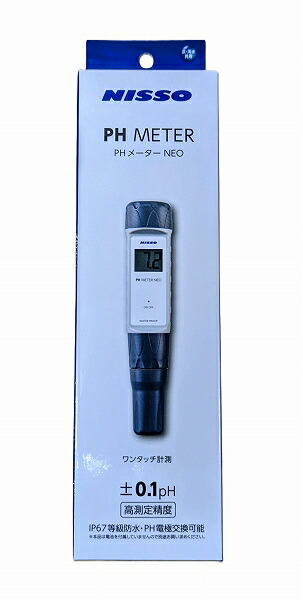【繁殖備品・物の具】ニッソー PH米突 NEO(素水、塩水)