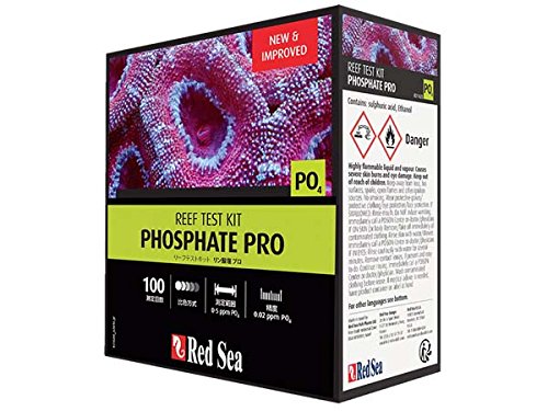 【繁殖備品・物の具】【水質価値付ける物の具】【テスター】【Redsea】 リーフテストキット PO4 リン酸塩労働者階級(塩水用)(サンゴ用)