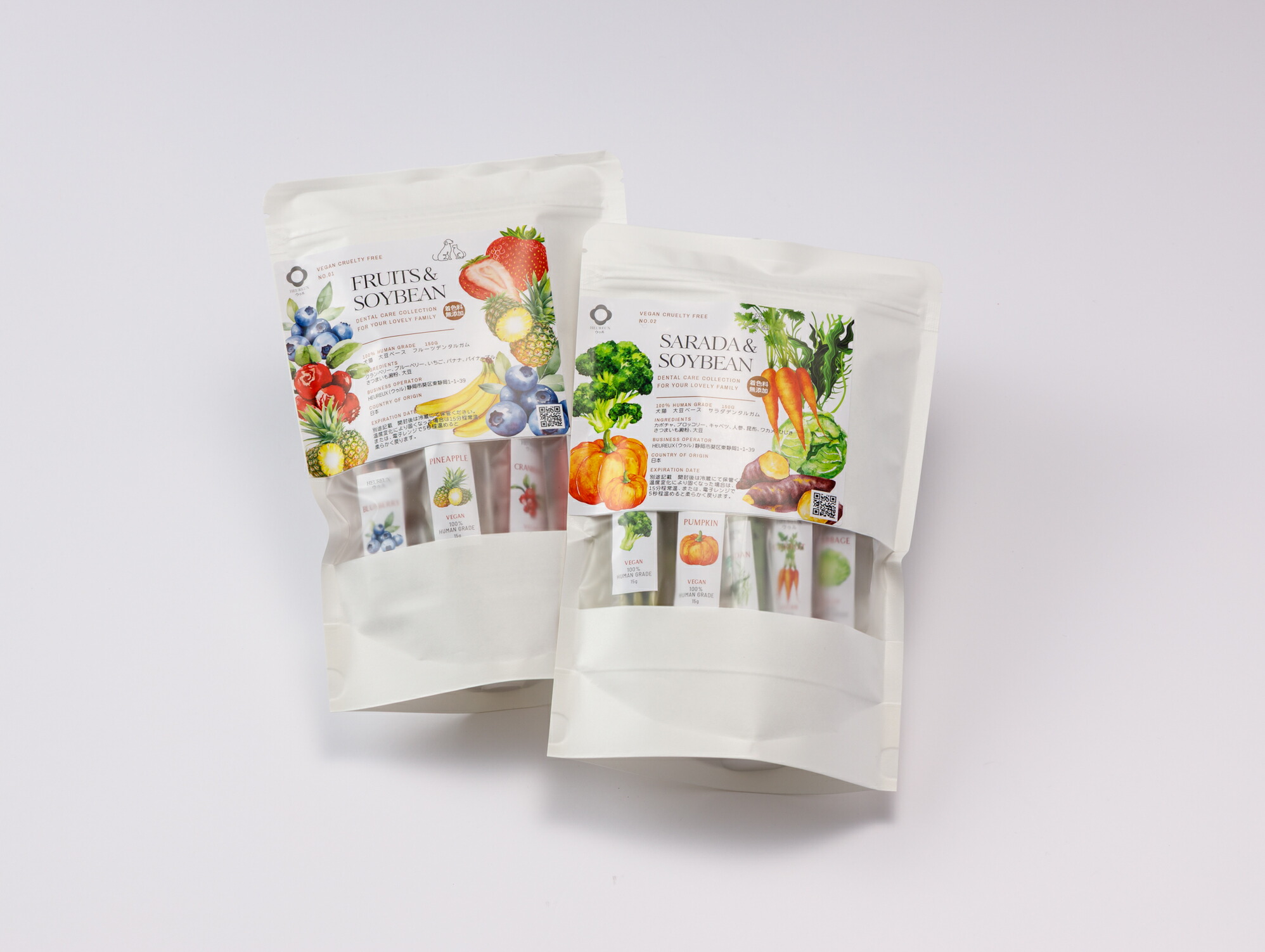 楽天市場】HEUREUX ウゥル犬猫用 健康ケアスティック 大豆ベース 着色