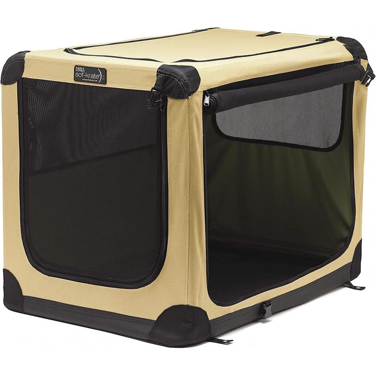 Tetra クレート ファーストラックス FIRSTRAX ソフ-クレート n2 ベージュ XLサイズ 31.8kgまで ペット用 犬 猫 旅行 防災 お出かけ|ペット用品専門店HUG