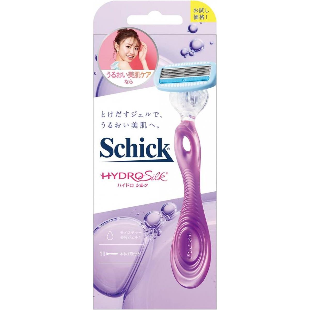 Schick(今めかしい) 今めかしい Schick ハイドロ絹地 保持者 (刃付き添い人) おテスト作業用 シェービング レディース ムダ毛 除毛 角質世話をする 保湿世話をする