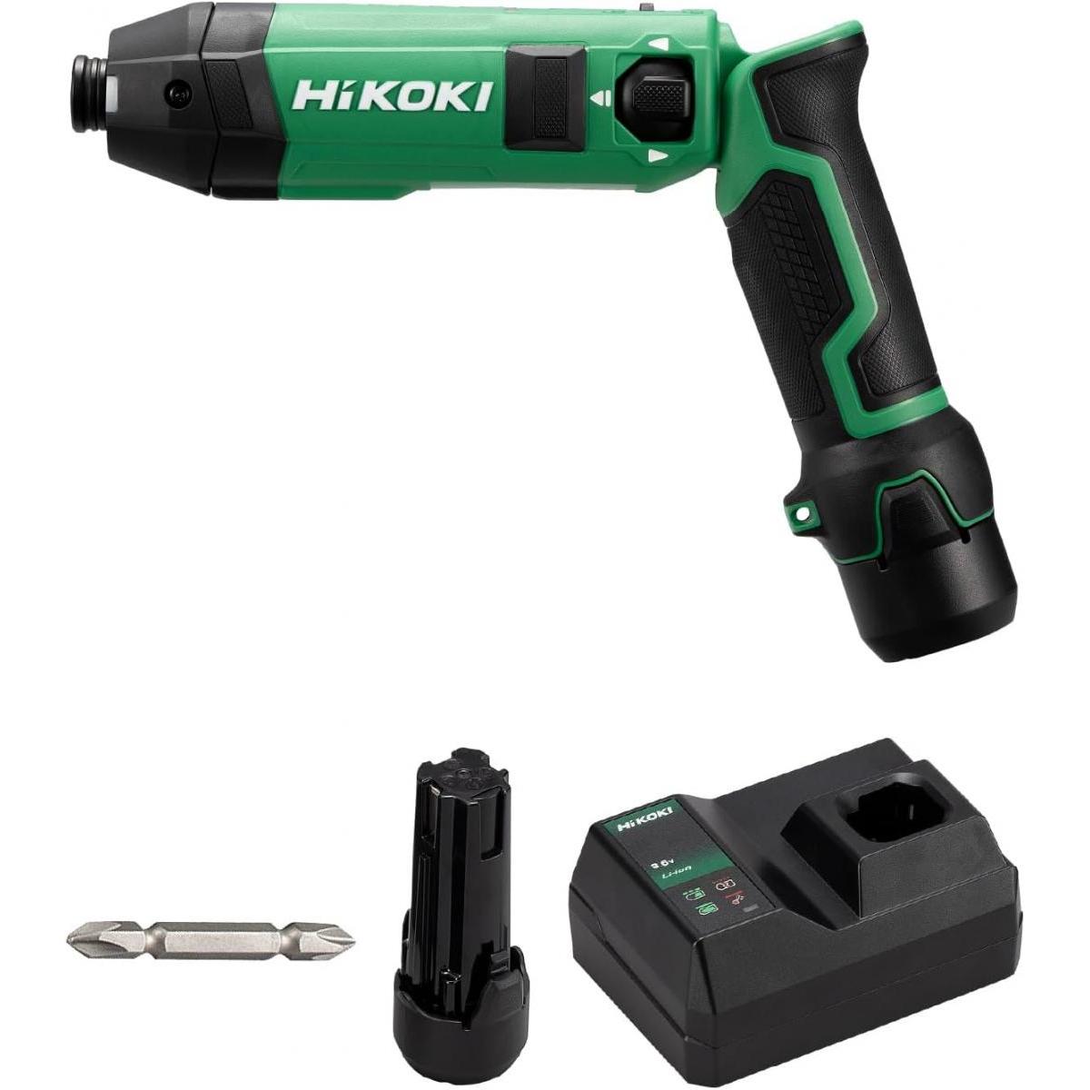 【在庫有・即納】 HiKOKI(ハイコーキ) 3.6V 充電式 インパクトドライバー WH3DA スローモード搭載 電池2個・充電器付 WH3DA(2JS)