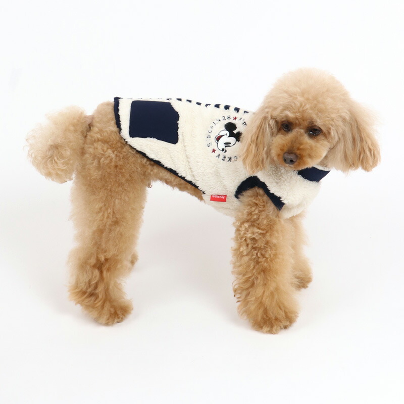 格安saleスタート 犬 服 ディズニー ミッキーマウス ベスト 背開き ペア柄 背中開き リバーシブル ドッグウエア いぬ イヌ おしゃれ かわいい あたたかい 暖かい ベビー 超小型犬 小型犬 Qdtek Vn