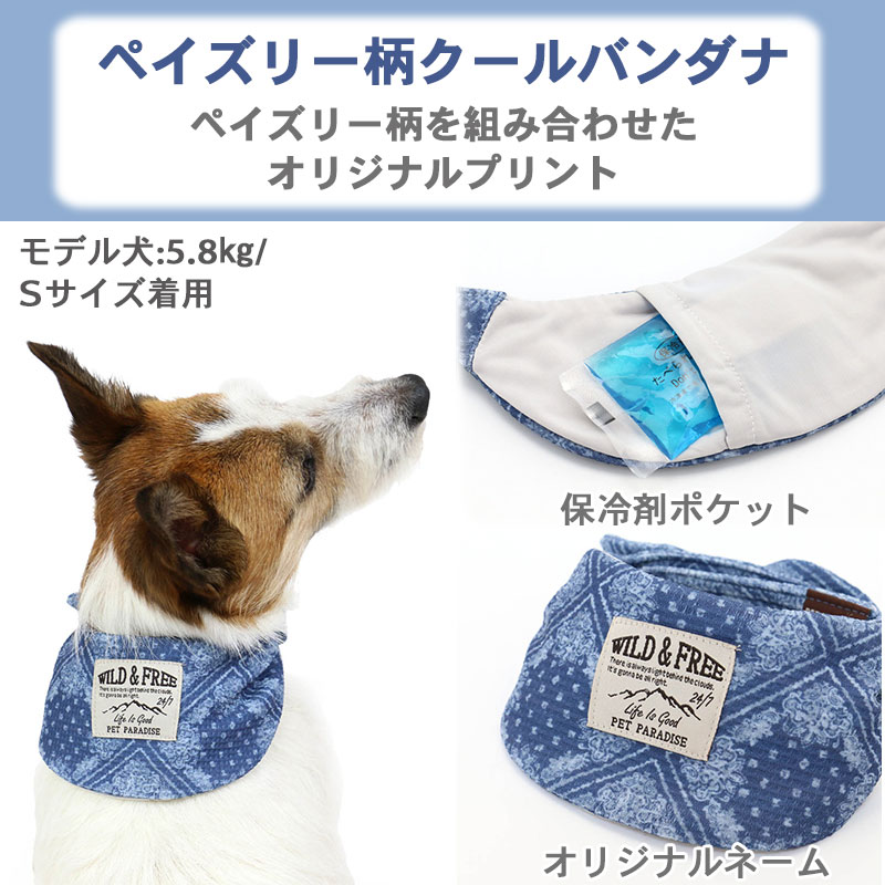 市場 保冷剤付き ネッククーラー ペイズリー柄 イチゴ柄