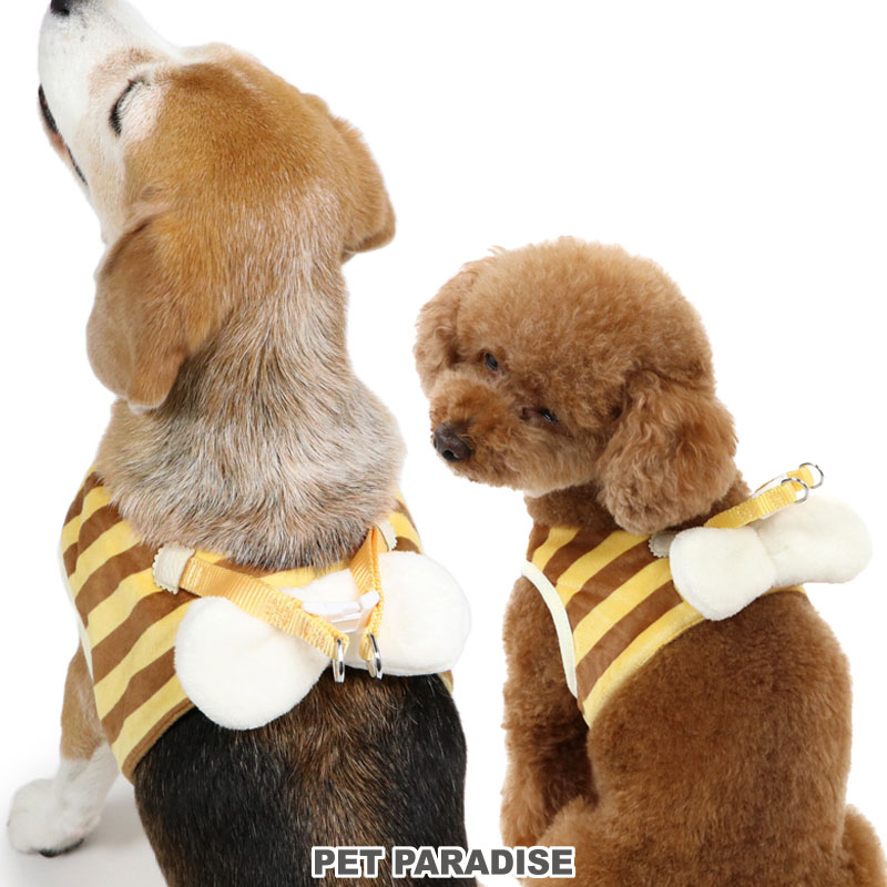 【880円OFF&最大2000円OFFｸｰﾎﾟﾝ】【ペットパラダイス公式】 犬 ハーネス はち ベストハーネス 超小型犬 小型犬 中型犬 大型犬 | 犬用ハーネスハチ 蜂 なりきり メッシュ おでかけ お出かけ お散歩 おしゃれ かわいい