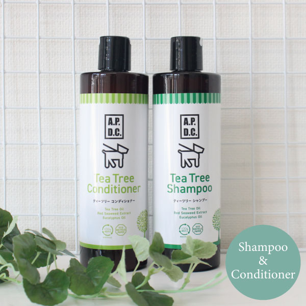 APDC☘️ティーツリーシャンプー&コンディショナー500ml ３本set 楽天市場】APDC ティーツリーシャンプー 500ml ＆ apdc ティー