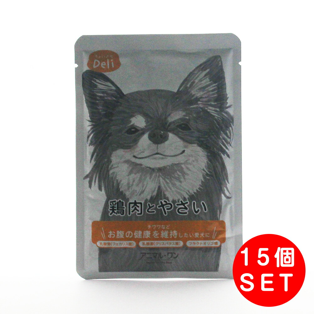 ドッグフード michiko0119 楽天市場】アニマルワン ちょいのせDeli 豚肉ときのこ 60g×15個