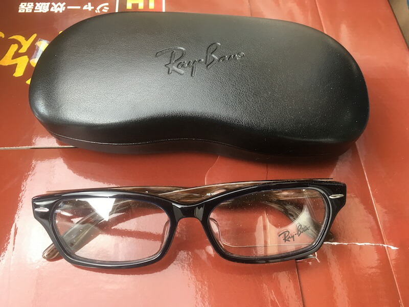 楽天市場 送料無料 コストコ アウトレット 返品 開封 良品 Rayban レイバン Rx5344d 55 54 度なし 伊達メガネ 黒ぶち Z Petshopスイート