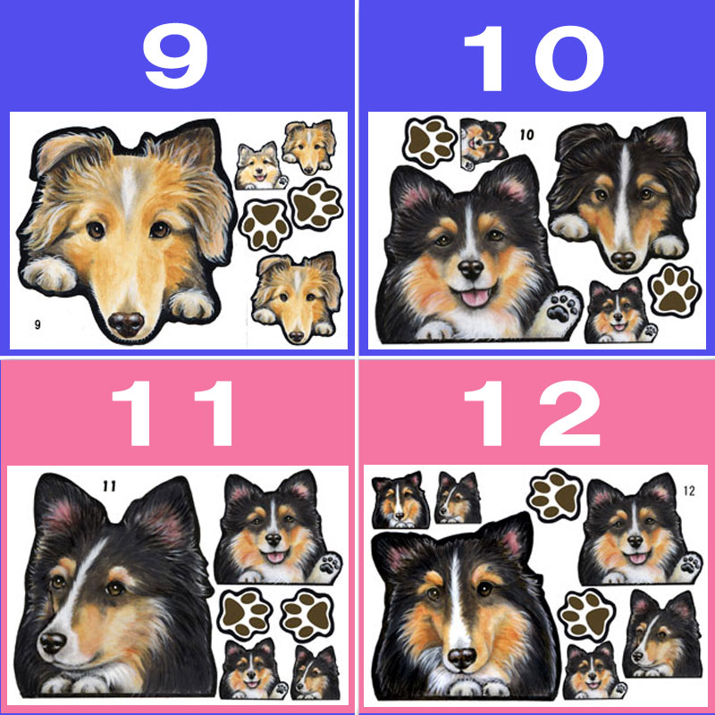 楽天市場 犬 ステッカー シェッドランドシープ グッズ 雑貨 シール 車に貼る 犬 ステッカー 肉球 犬のステッカー カーステッカー シェルティ グッズ 雑貨 オーダー かわいい 車ステッカー カー 可愛い ドッグ 犬ステッカー ステッカーグッズの わんdayペット