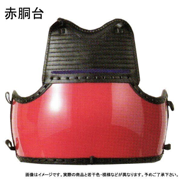 ☆剣道　希少サイズ　幼年用　赤胴　ヘリ折り返し　新品　胴紐付き☆ kendo-00926.jpg