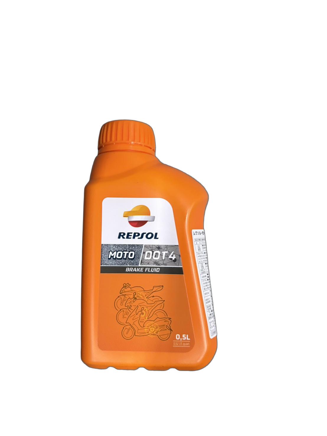 REPSOL(レプソル) MOTO DOT4 ブレーキフルード 0.5L 　12本入り｜リスペクト