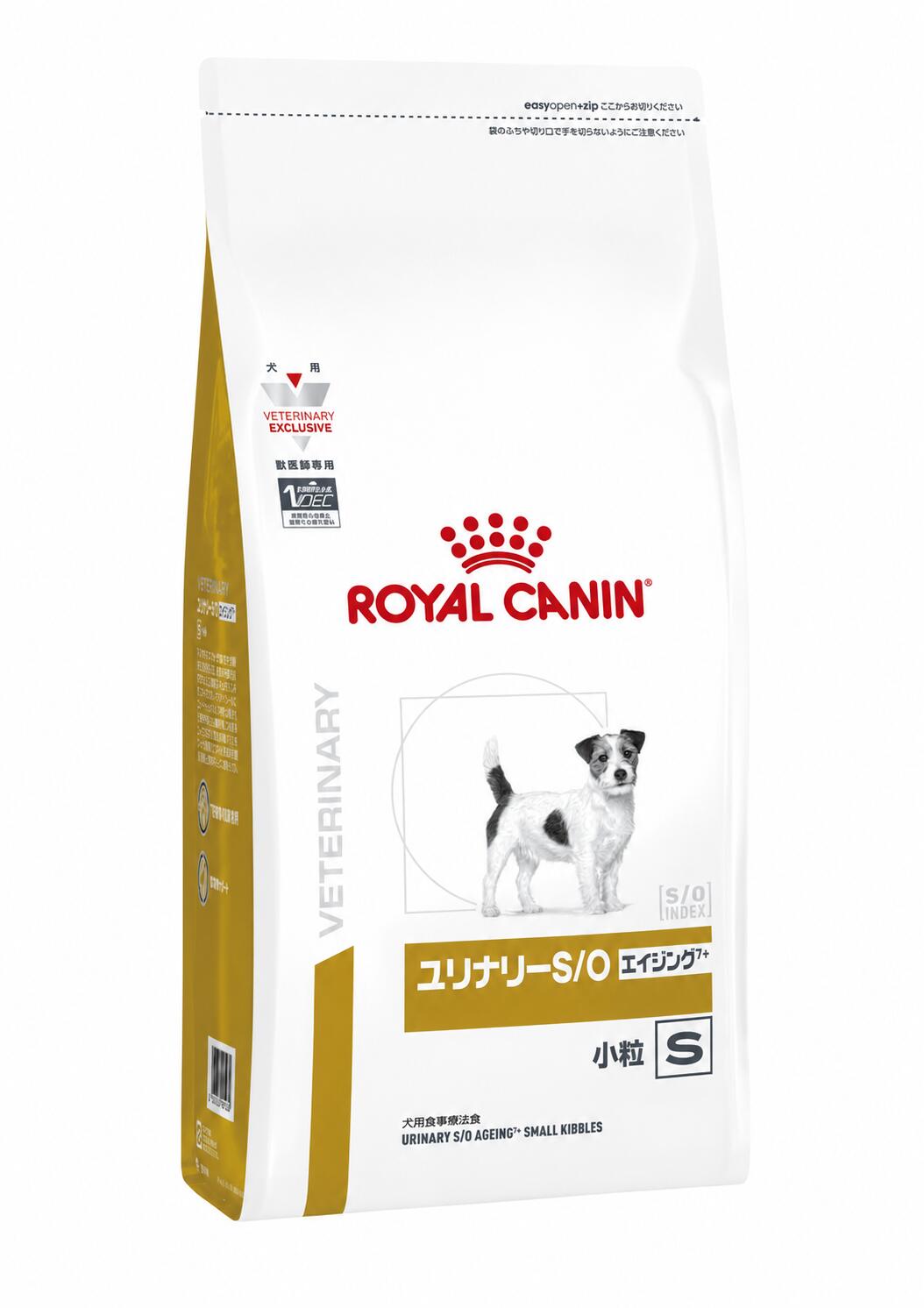 ロイヤルカナン 食事療法食 犬用 ユリナリーS/O エイジング7+ 小粒 3kg｜ペットみらい　店