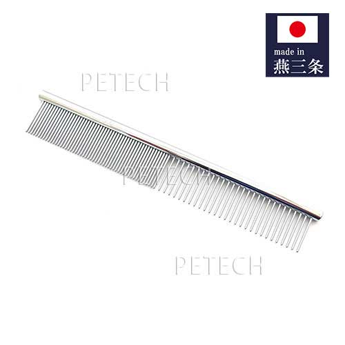 楽天市場】【日本製】ステンレスピン 半月型両目コーム クシ