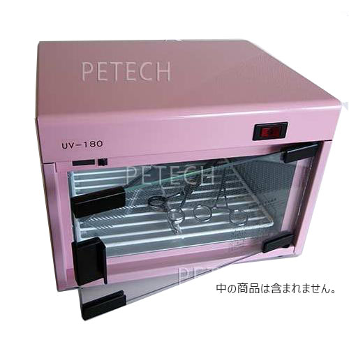 紫外線消毒器 ボーテ　ピンク　ガラス扉　ＩＣタイマー付　6W×1　【日本製】　★