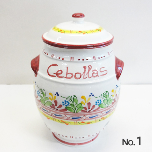 楽天市場】□スペイン陶器□ NEW ハエンベジタブルポットMオリーブ柄