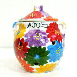 楽天市場】□スペイン陶器□【送料無料】ハエンじゃがいも保存用壺型