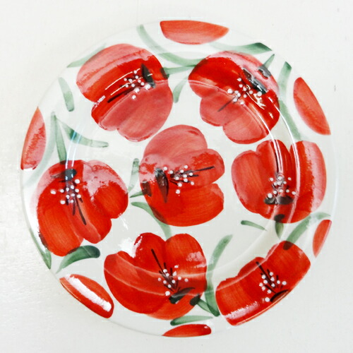 楽天市場】□スペイン陶器□ハエン 絵皿 Φ25cmフラワー138MF