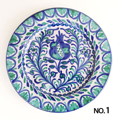 楽天市場】□スペイン陶器□ハエン 絵皿Ｇ Φ２６ 502GＮＯ．７ 