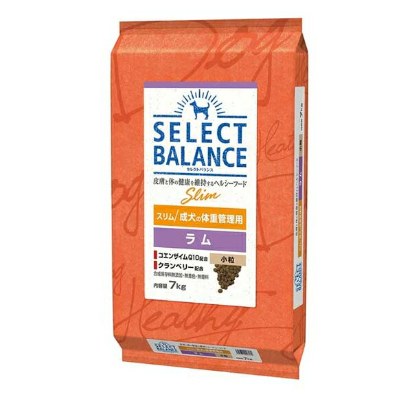 ◇ベッツ・チョイス・ジャパン セレクトバランス スリム ラム 小粒 成犬の体重管理用 7kg | セレクトバランス ドッグフード セレクトバランス スリム ラム 短粒 低脂肪 成犬用 栄養バランス 食物アレルギー 腸内環境 増量繊維質 グルコサミン コンドロイチン｜ペットフォレスト　店