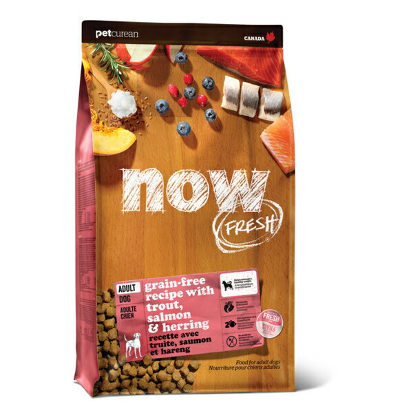 ◇世界的愛玩動物 ニュートリションNOWFRESHGrainFreeフィッシュアダルト2.72kg | ナウ生新しい ドッグフード グレインフリー 魚族 犬用 成犬用 素っ気ないボンネット 年魚 鯡 成年者ボンネット お魚ボンネット DHA EPA 低アレルゲン プレバイオティクス