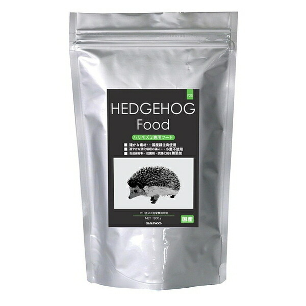 楽天市場】三晃商会 ハリネズミフード（HEDGEHOG FOOD）300g