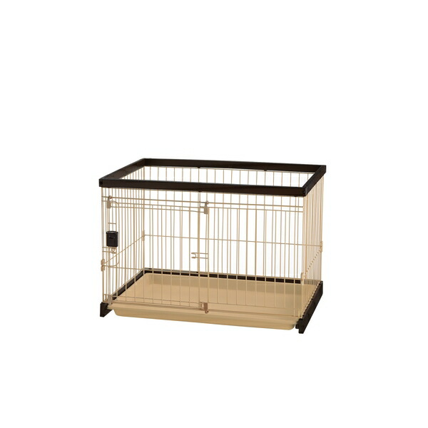 楽天市場】リッチェル 木製お掃除簡単ペットサークル 150-80 ダーク