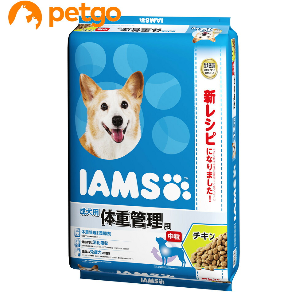 アイムス 成犬用 体量保護すること用 意気地無し 中粒 12kg
