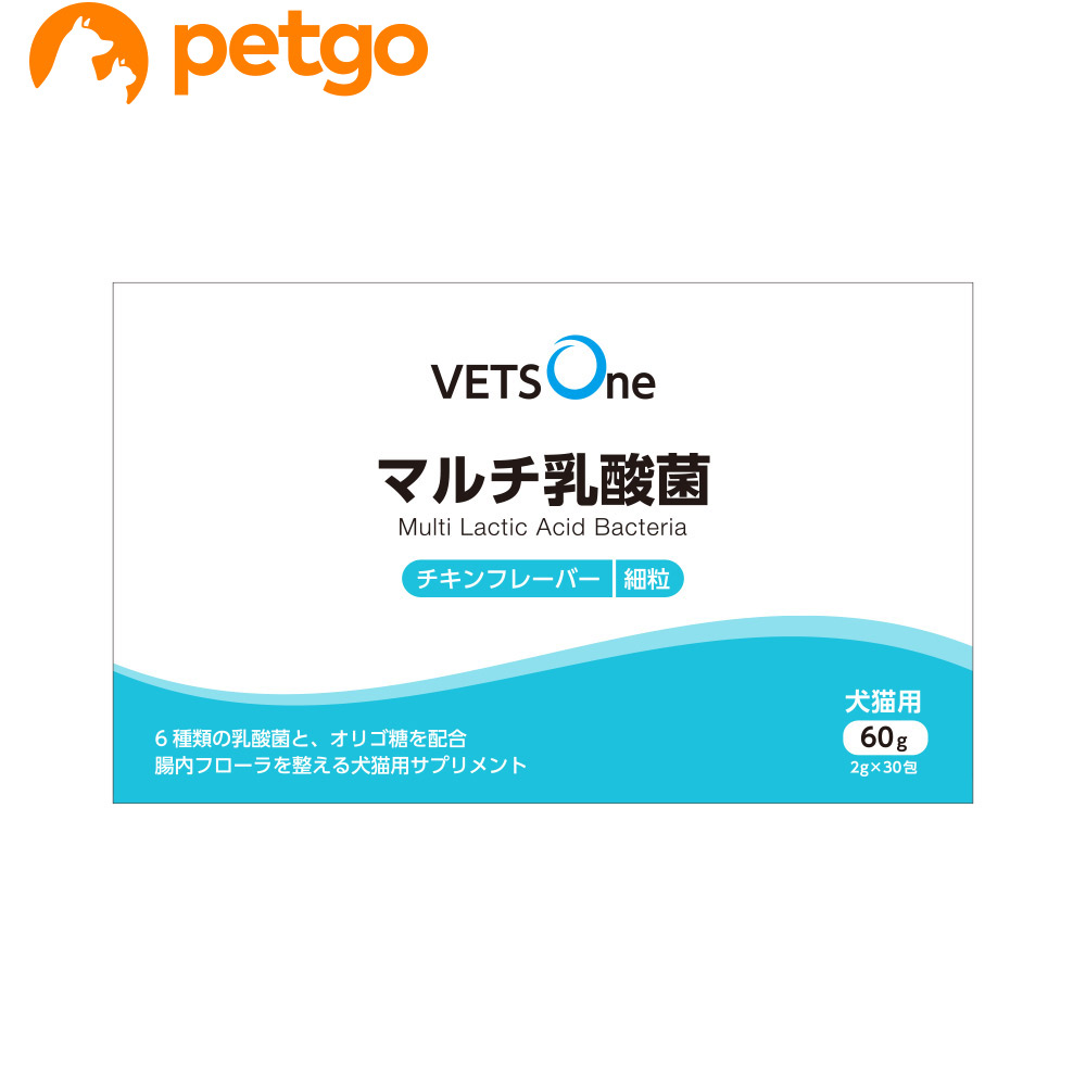 楽天市場 ベッツワン マルチ乳酸菌 犬猫用 細粒 60g 2g 30包 あす楽 ペットゴー 楽天市場店