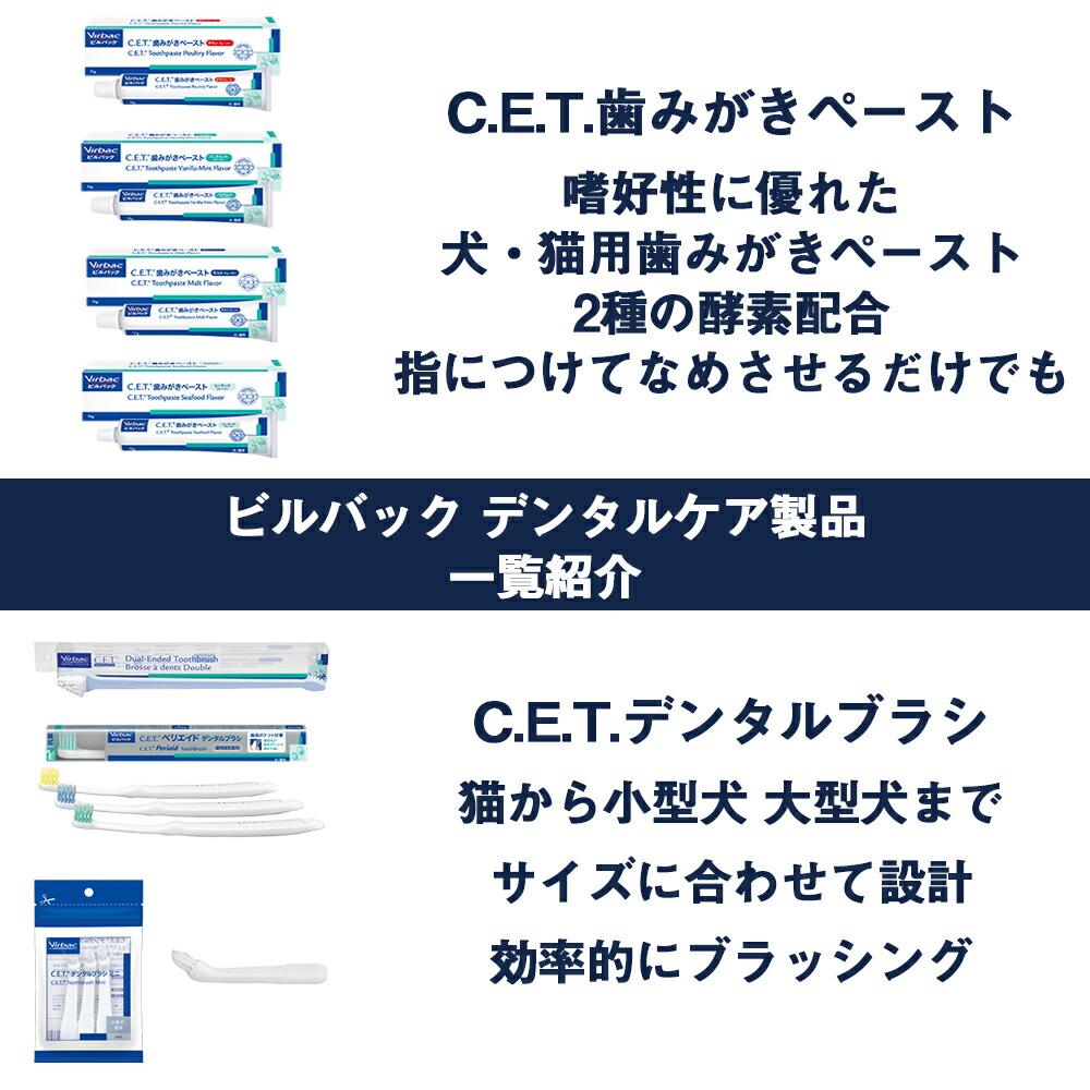 ビルバック犬用・猫用CET歯磨きペースト