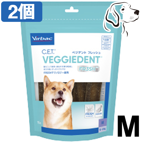 ビルバック 犬用 Cetベジデントフレッシュ M 2個 送料無料 倉