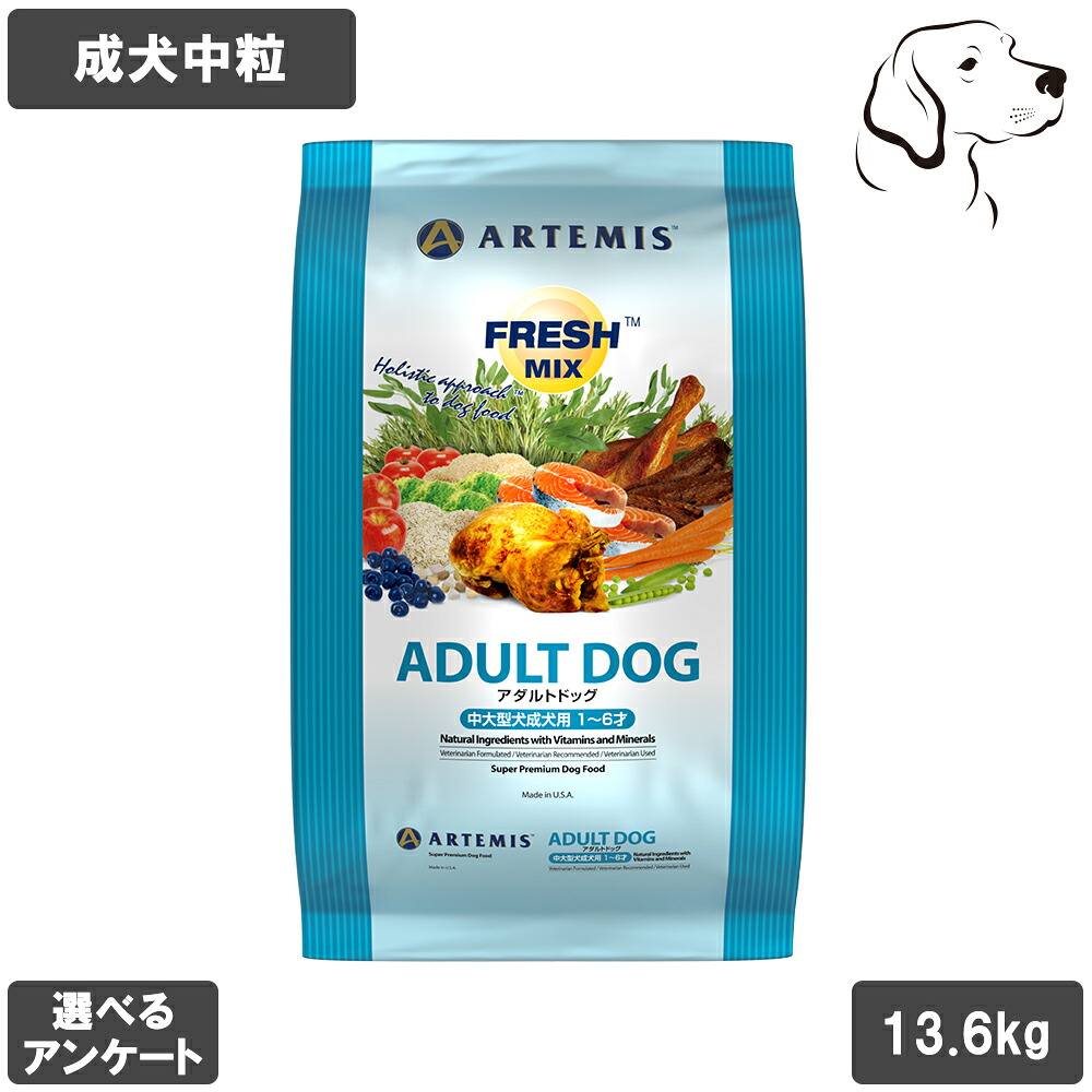 【RSS継続期間は全商いものP3倍以上】 生新しい雑ぜ合わせる 愛犬用 アダルトドッグ 13.6kg 貨物輸送無料