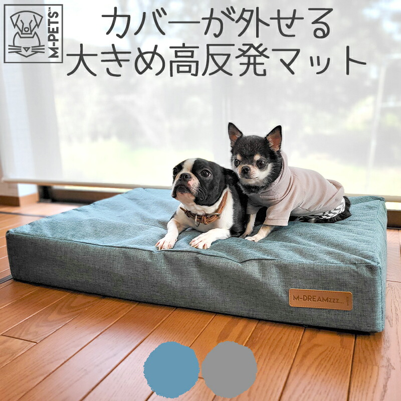 【SS P5倍】犬 猫 臥榻 大きめ 引っ敷き 座布団 体圧分散 床ずれ押しとどめる 老犬 中型犬 通年 オール時節 高手向かい マットレス 小型犬 エムペッツ M-PETS オレロンマットクッション S  Petifam