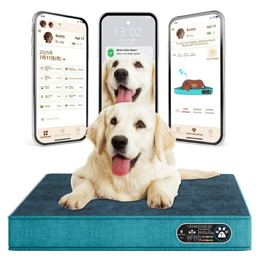 PetiMeti 愛玩動物用臥榻 犬・猫相応う エアサポートマット PCM02（ORTAIR）